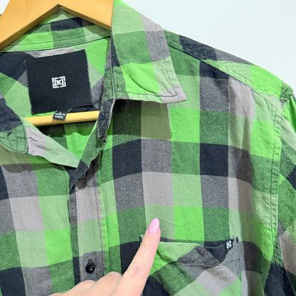Krew Size L Buffalo Check Flannel Shirt