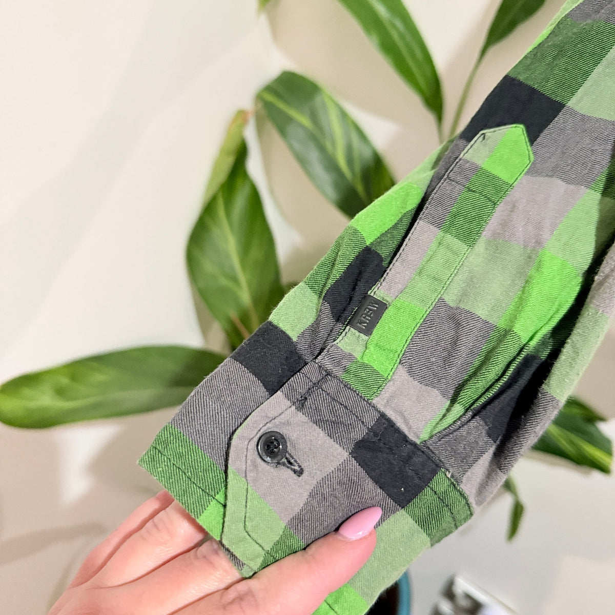 Krew Size L Buffalo Check Flannel Shirt