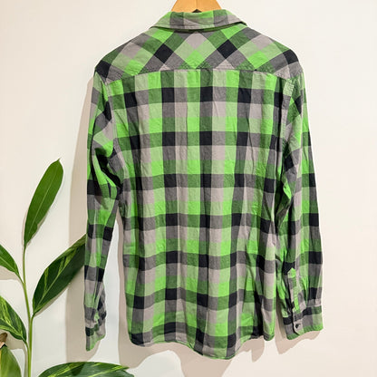 Krew Size L Buffalo Check Flannel Shirt