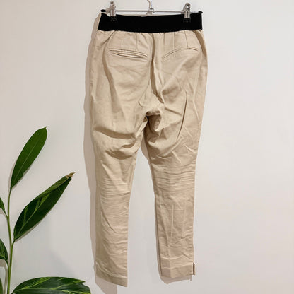 Cotelle Basic Size XS | Waist 66cm Cropped Slim Pants