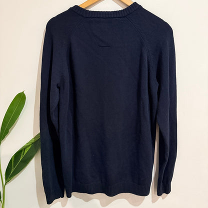 Asuwere Size M Cotton Crew Neck Knit Jumper