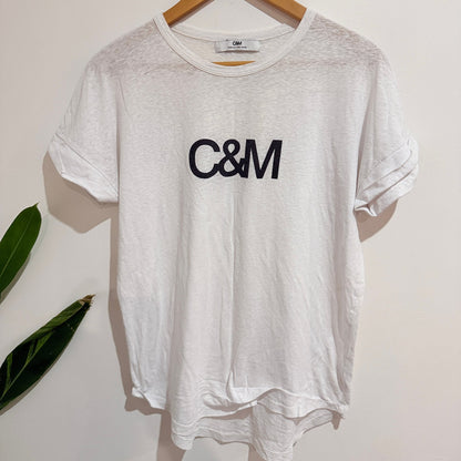 Camilla and Marc Size U/Arm to U/Arm 52cm Logo Tee