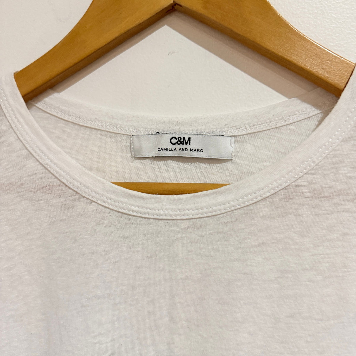 Camilla and Marc Size U/Arm to U/Arm 52cm Logo Tee