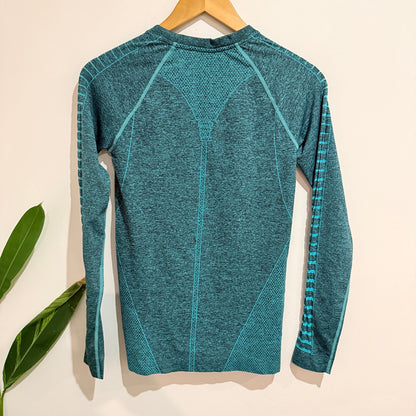 Active Intent Size S Seamless Long Sleeve Sports Top