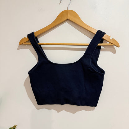 Brand Unknown Ribbed Seamless Crop Sports Top
