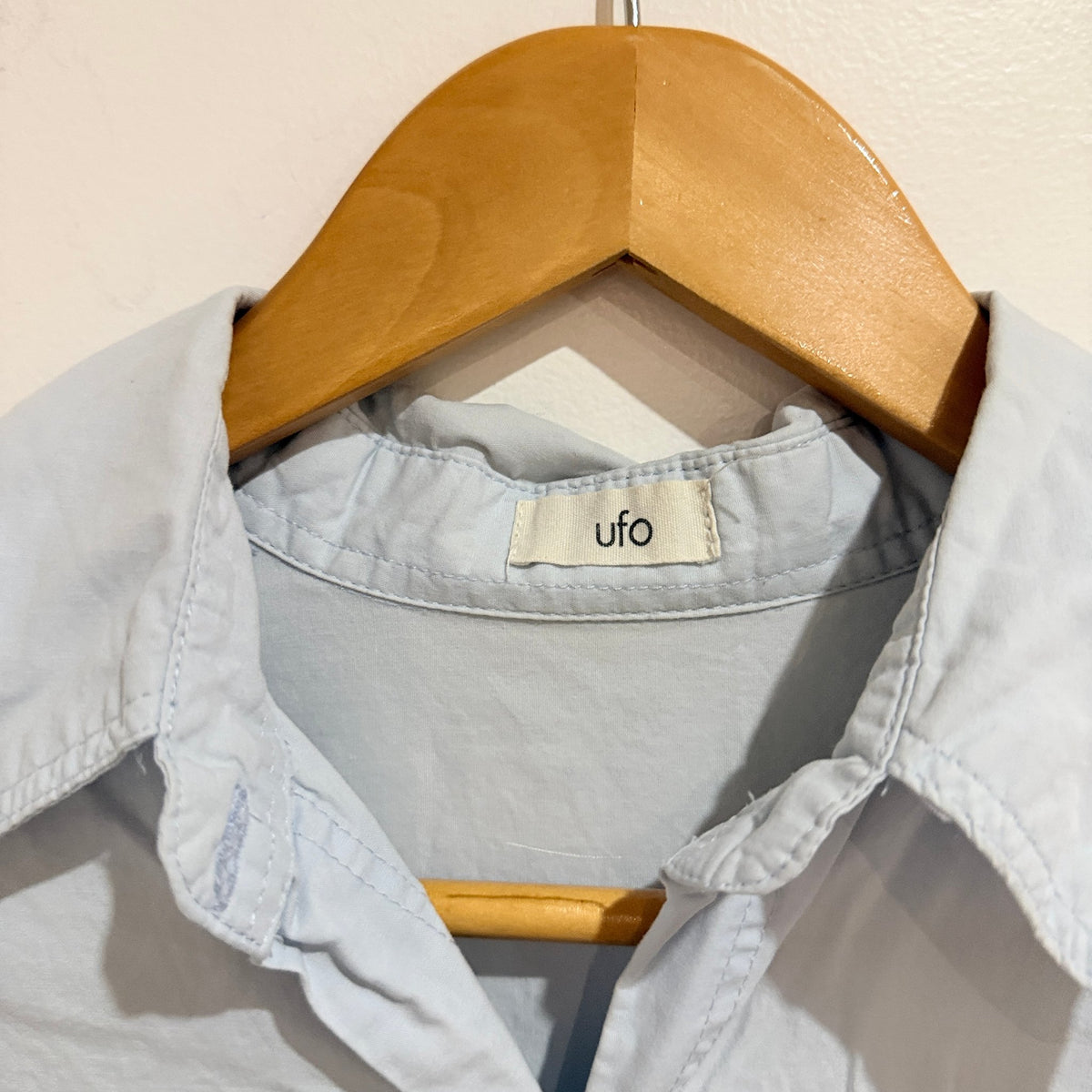 UFO Size U/Arm to U/Arm 56cm Cropped Cotton Shirt