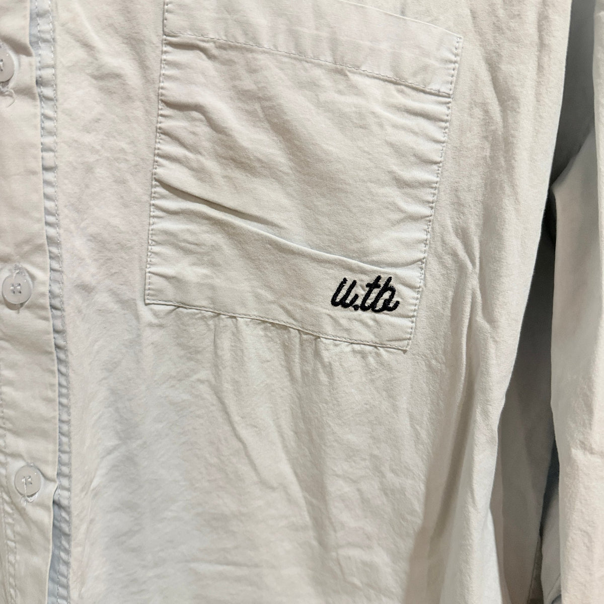 UFO Size U/Arm to U/Arm 56cm Cropped Cotton Shirt