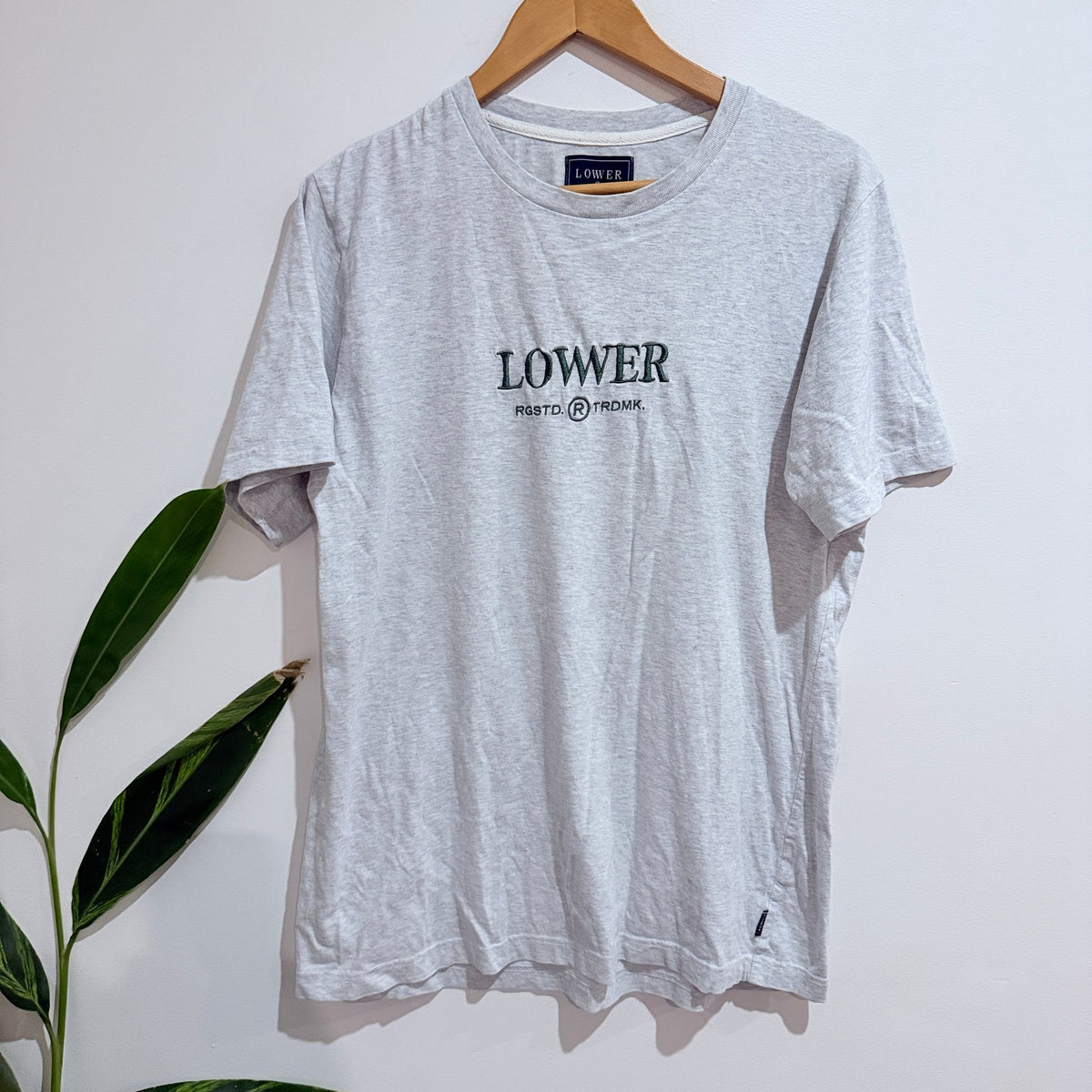 Lower Size L Logo Cotton Tee