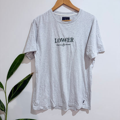 Lower Size L Logo Cotton Tee