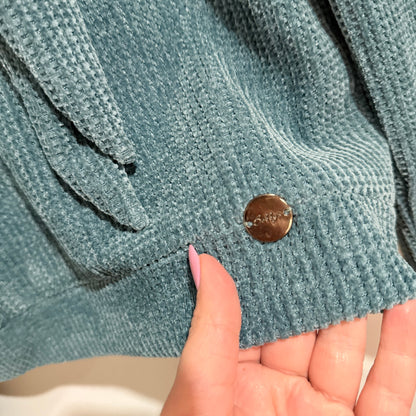 Bobby's Size M | U/Arm to U/Arm 42cm Chenille Knit Tie Neck Crop Jumper