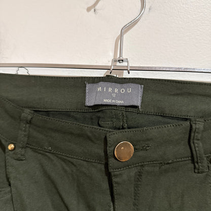 Mirrou Olive Green Skinny Pants Size 12