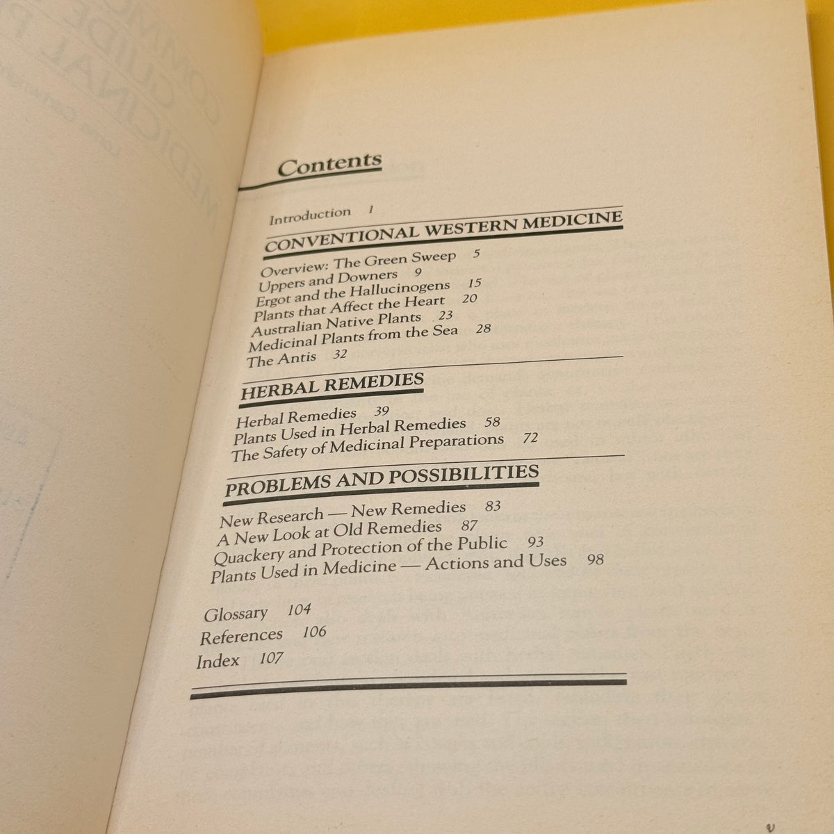 A Commonsense Guide to Medicinal Plants by Lorna Cartwright 1985