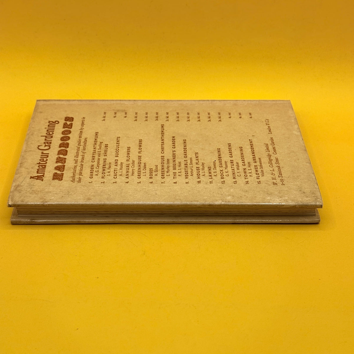 Garden Manures and Fertilisers by R. P. Faulkner 1955