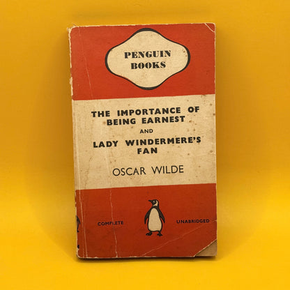The Importance of Being Earnest and Lady Windermere's Fan by Oscar Wilde 1940