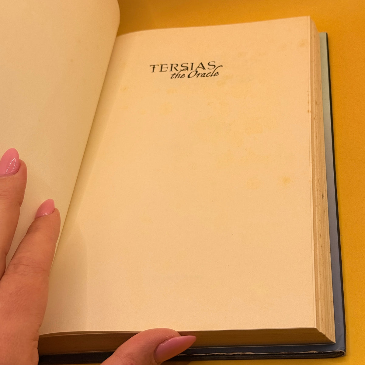 Tersias the Oracle by G. P. Taylor