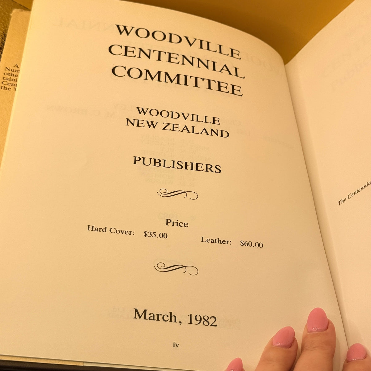 Woodville 1875–1975 by the Woodville Centennial Committee 1982