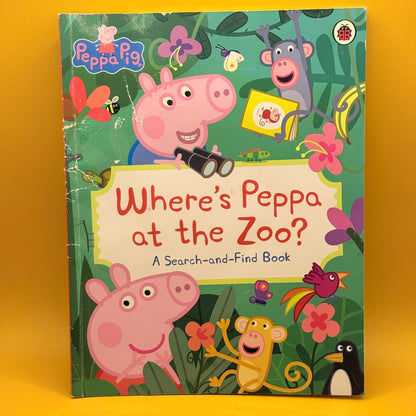 Where's Peppa at the Zoo? A Search-and-Find Book by Peppa Pig