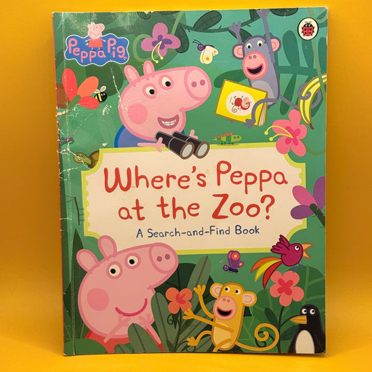 Where's Peppa at the Zoo? A Search-and-Find Book by Peppa Pig