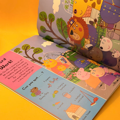 Where's Peppa at the Zoo? A Search-and-Find Book by Peppa Pig