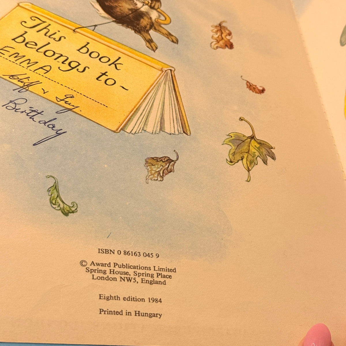 My Treasury of Rhymes by Rene Cloke 1984