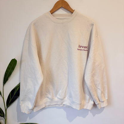 Arvust Farmers Market Lemon Graphic Crew Sweatshirt