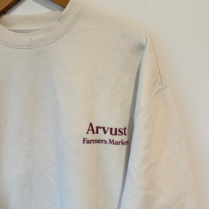 Arvust Farmers Market Lemon Graphic Crew Sweatshirt