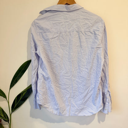 MSGM Size 40 Stripe Button Up Shirt