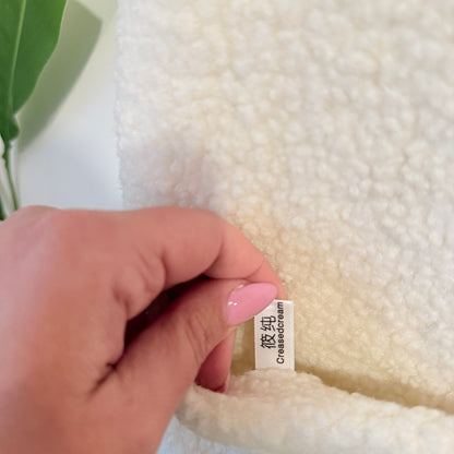 Cressedream Size U/Arm to U/Arm 57cm Sherpa Fleece Button Vest
