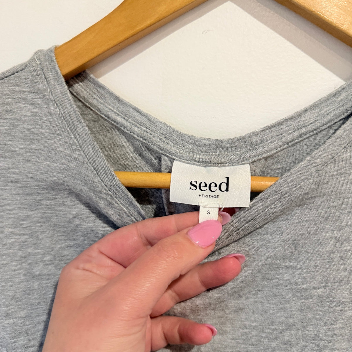 Seed Heritage Size S Three Quarter Sleeve Jersey Top