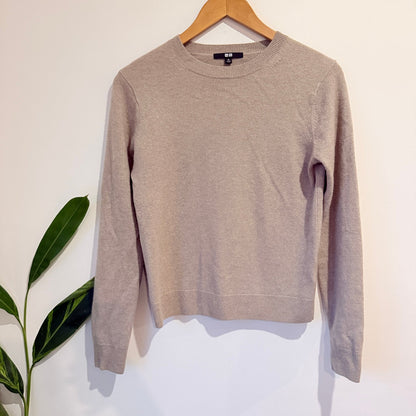 Uniqlo Size XS 100% Cashmere Crew Neck Jumper