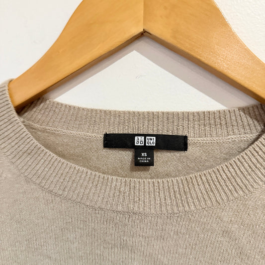 Uniqlo Size XS 100% Cashmere Crew Neck Jumper