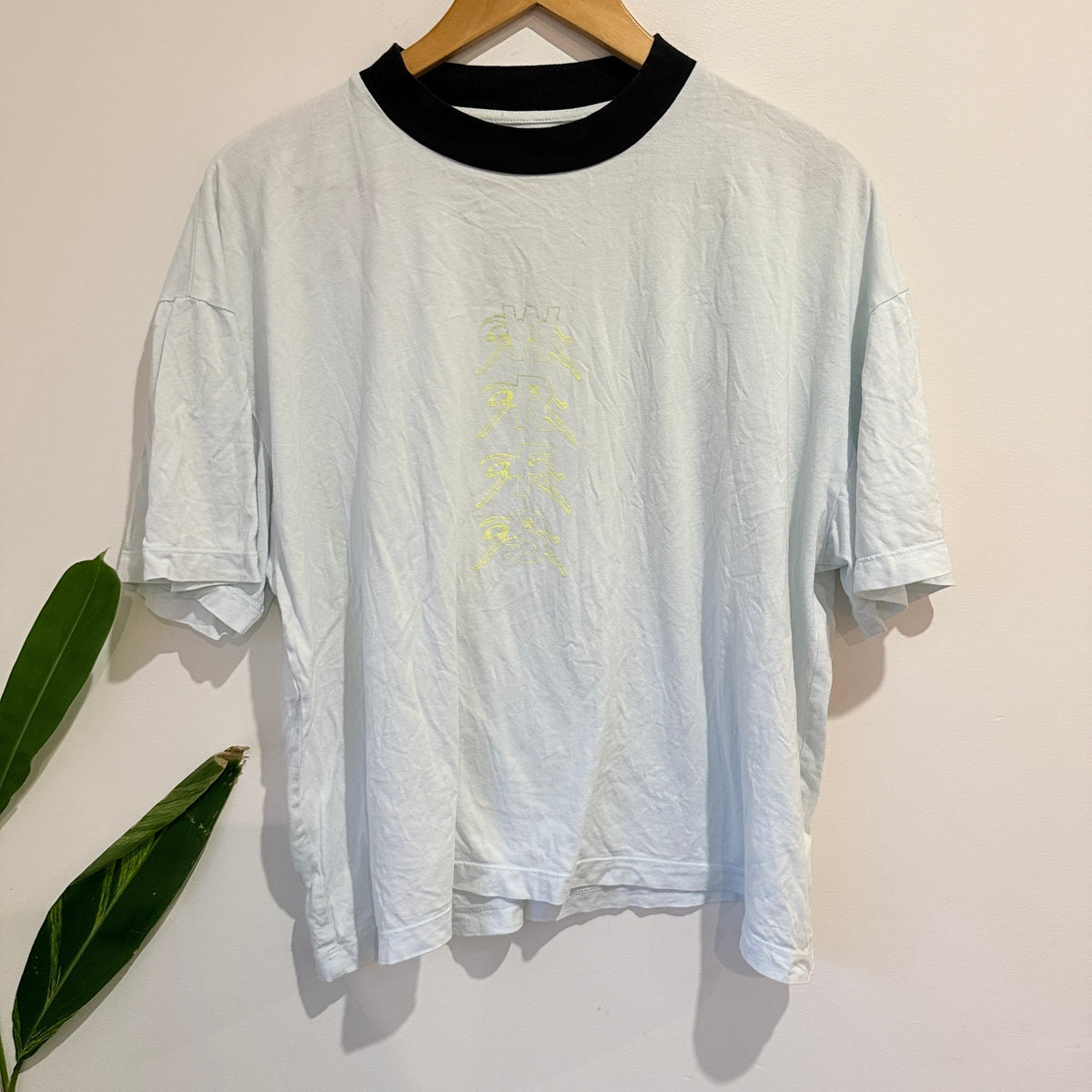 WRFS Size U/Arm to U/Arm 61cm Embroidered Graphic Oversized Tee
