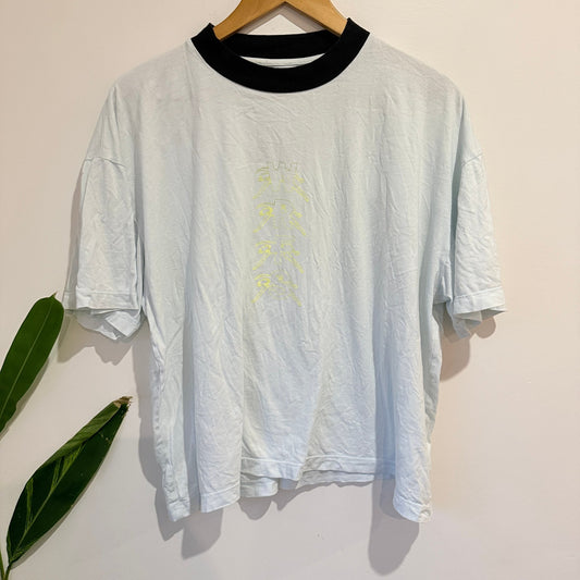 WRFS Size U/Arm to U/Arm 61cm Embroidered Graphic Oversized Tee