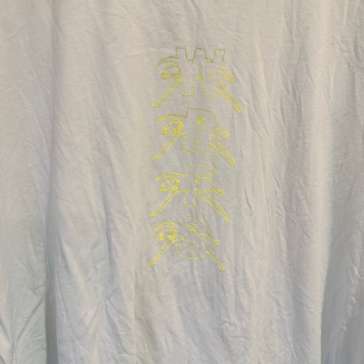 WRFS Size U/Arm to U/Arm 61cm Embroidered Graphic Oversized Tee