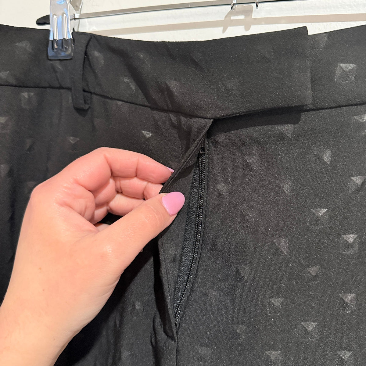 Taylor (NZ) Size 12 Jacquard Cuffed Tailored Trousers