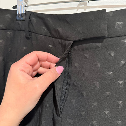 Taylor (NZ) Size 12 Jacquard Cuffed Tailored Trousers