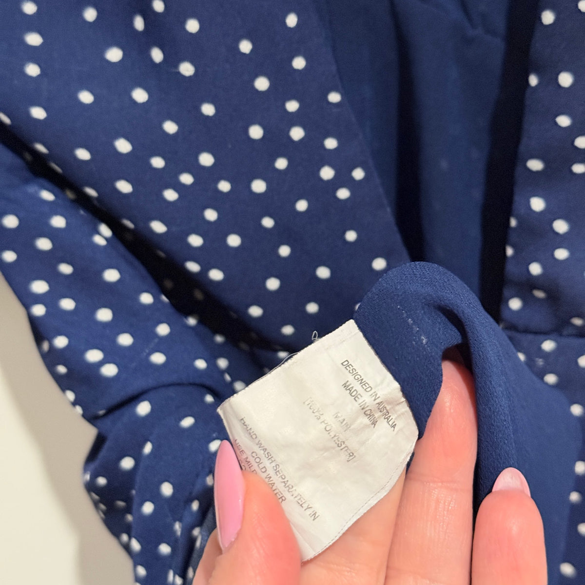 Paper Heart Size 8 Spot Print Flutter Sleeve Playsuit