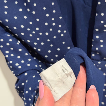 Paper Heart Size 8 Spot Print Flutter Sleeve Playsuit