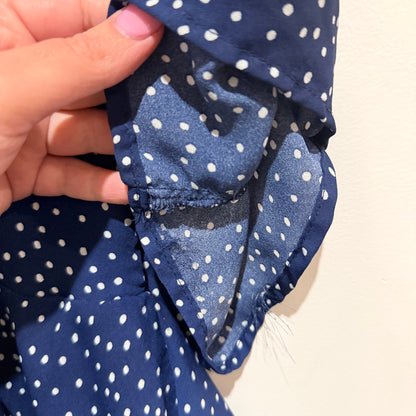 Paper Heart Size 8 Spot Print Flutter Sleeve Playsuit