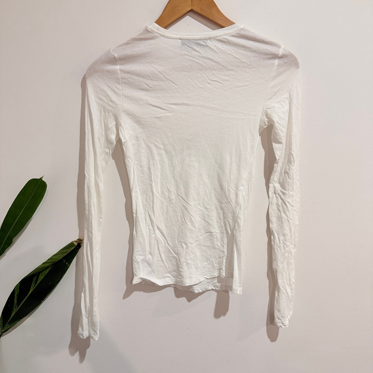 Glassons Size S Long Sleeve Fitted Crew Top
