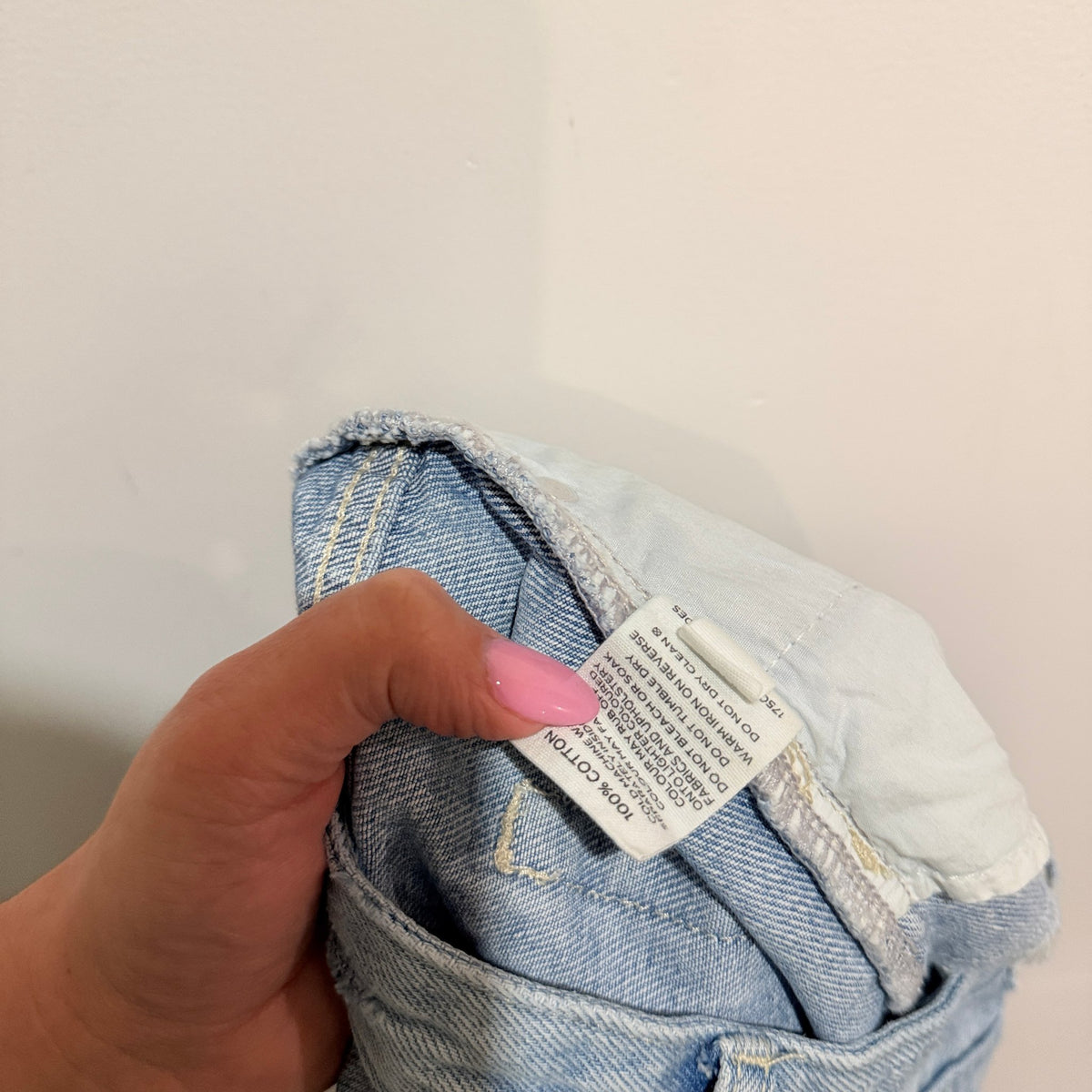Glassons Size 6 Distressed Frayed Hem Denim Shorts