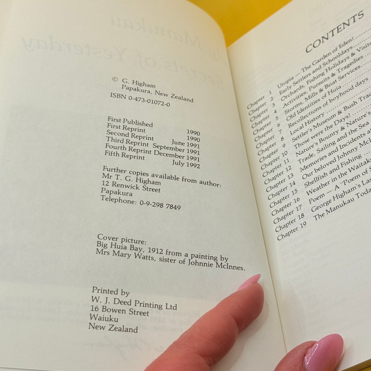 Early Manukau: Secrets of Yesterday by George Higham