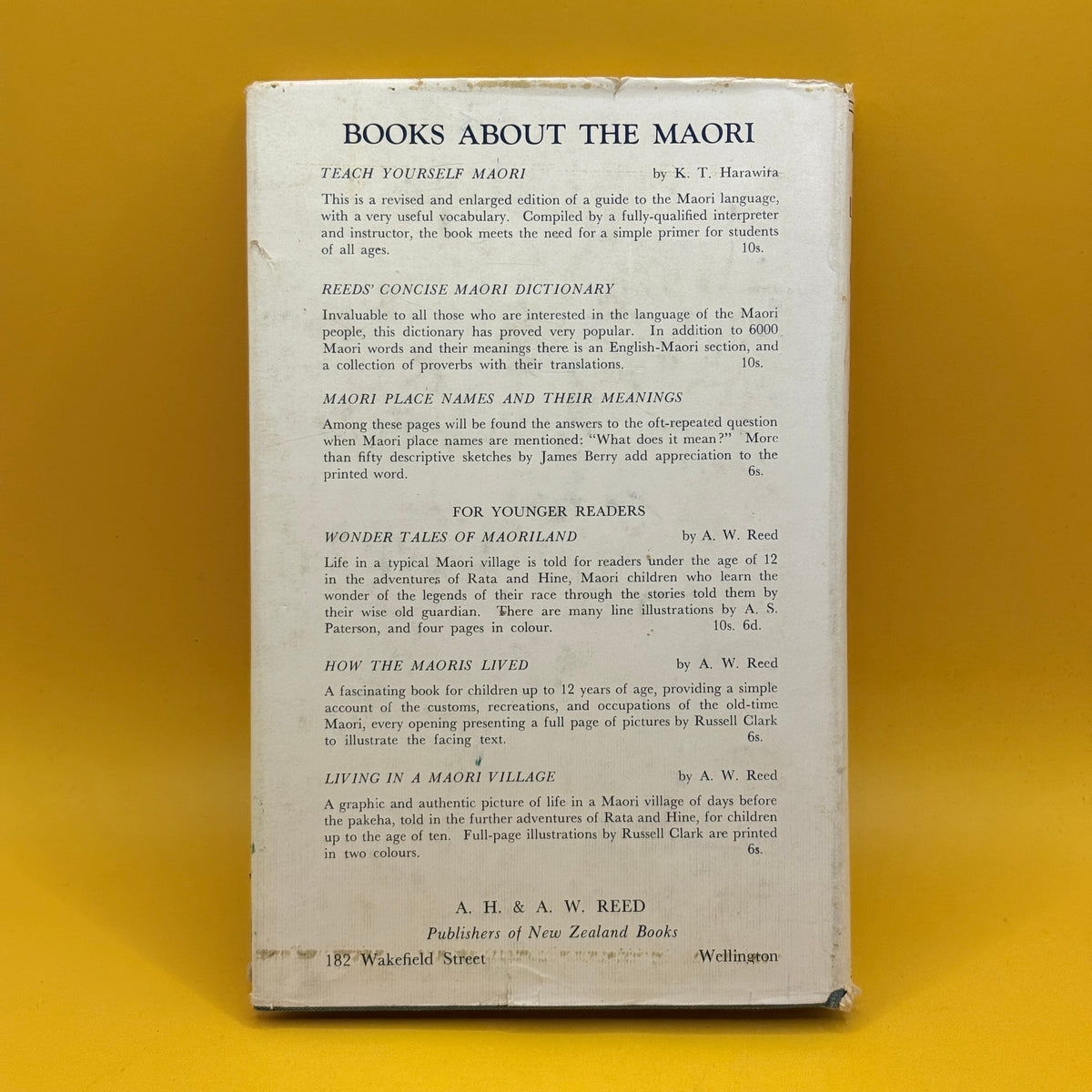 Myths and Legends of Maoriland by A. W. Reed (1954)