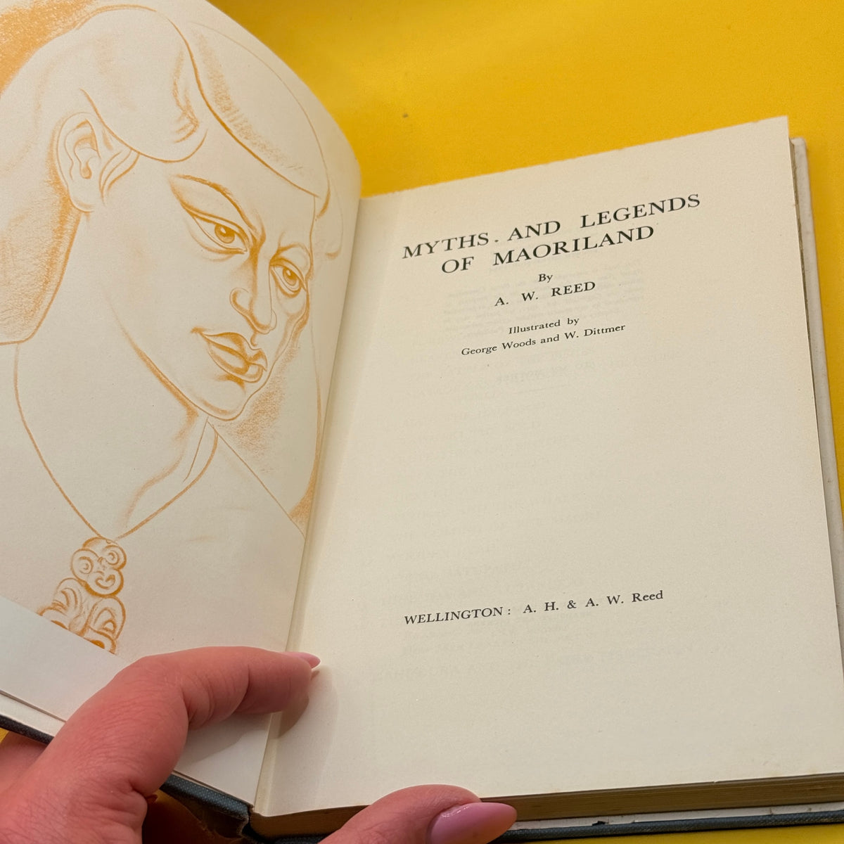 Myths and Legends of Maoriland by A. W. Reed (1954)
