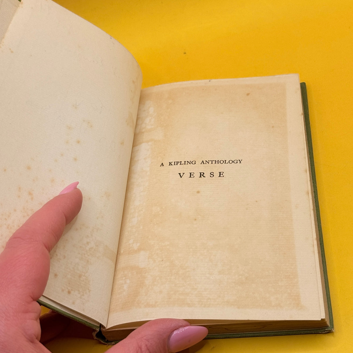 A Kipling Anthology: Verse by Rudyard Kipling (1922)