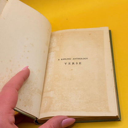 A Kipling Anthology: Verse by Rudyard Kipling (1922)