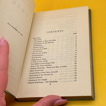 A Kipling Anthology: Verse by Rudyard Kipling (1922)
