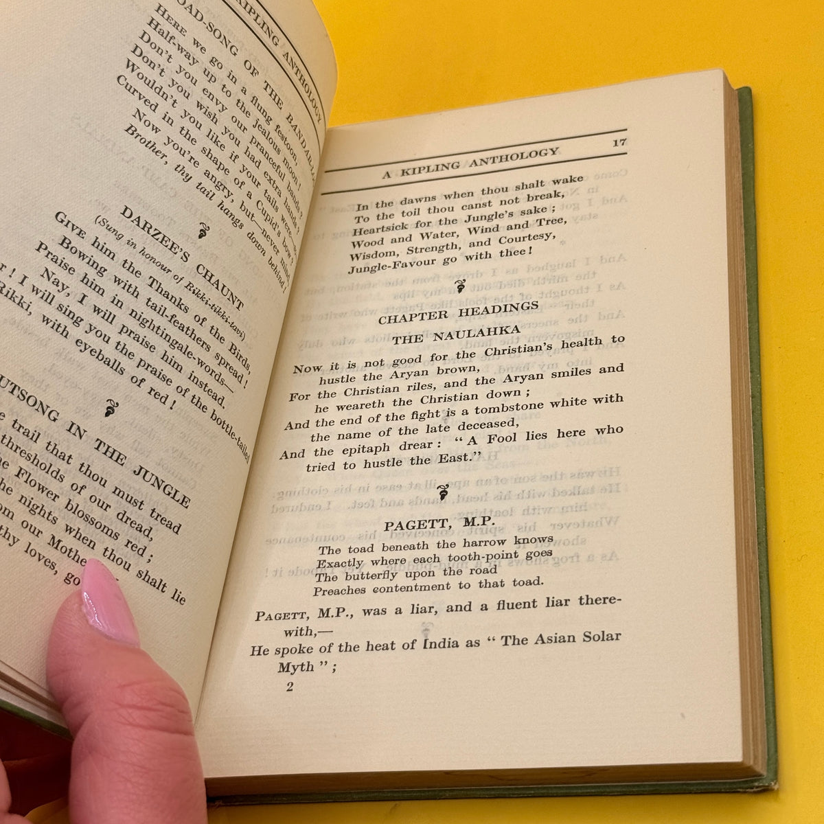 A Kipling Anthology: Verse by Rudyard Kipling (1922)