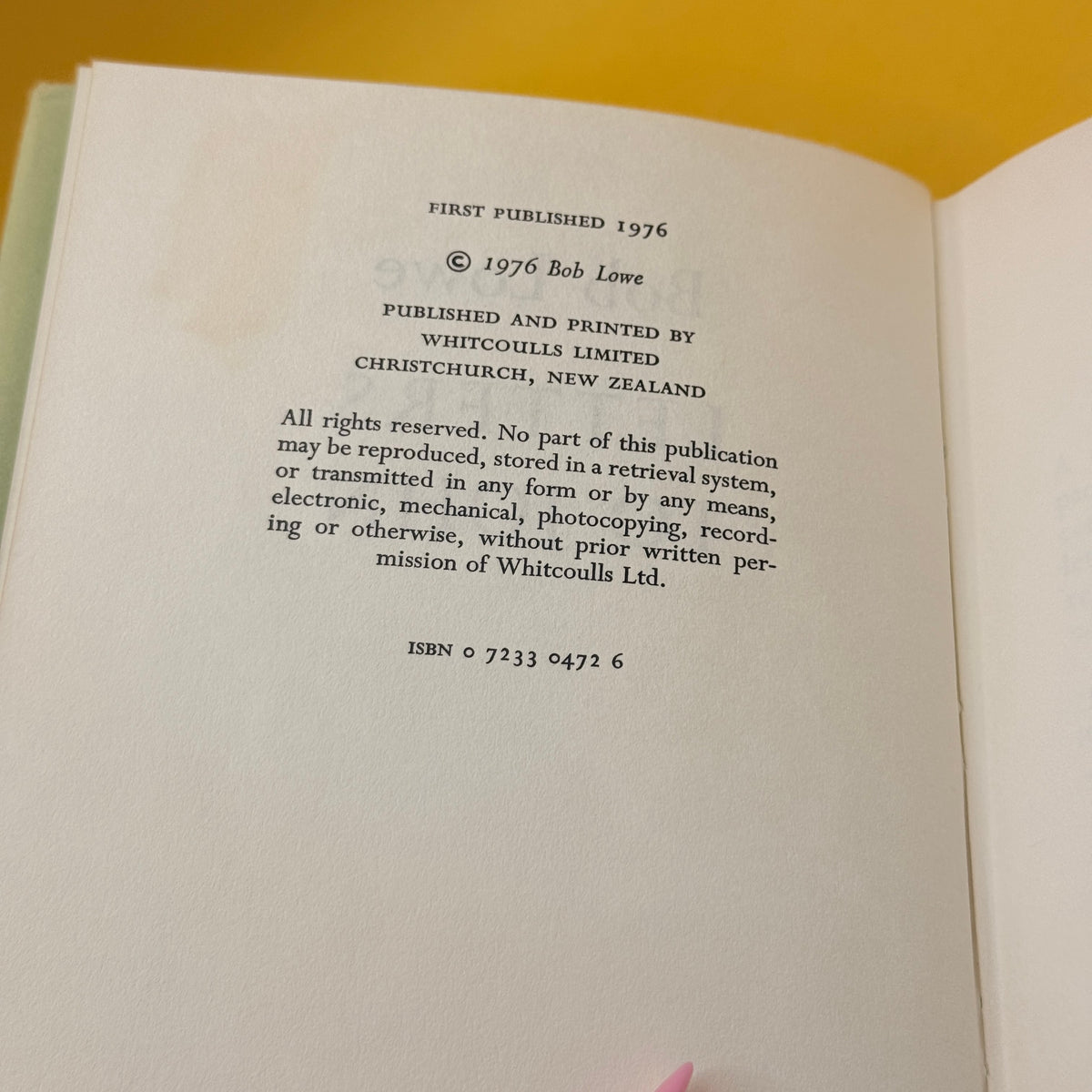 Letters to John by Bob Lowe (1976)