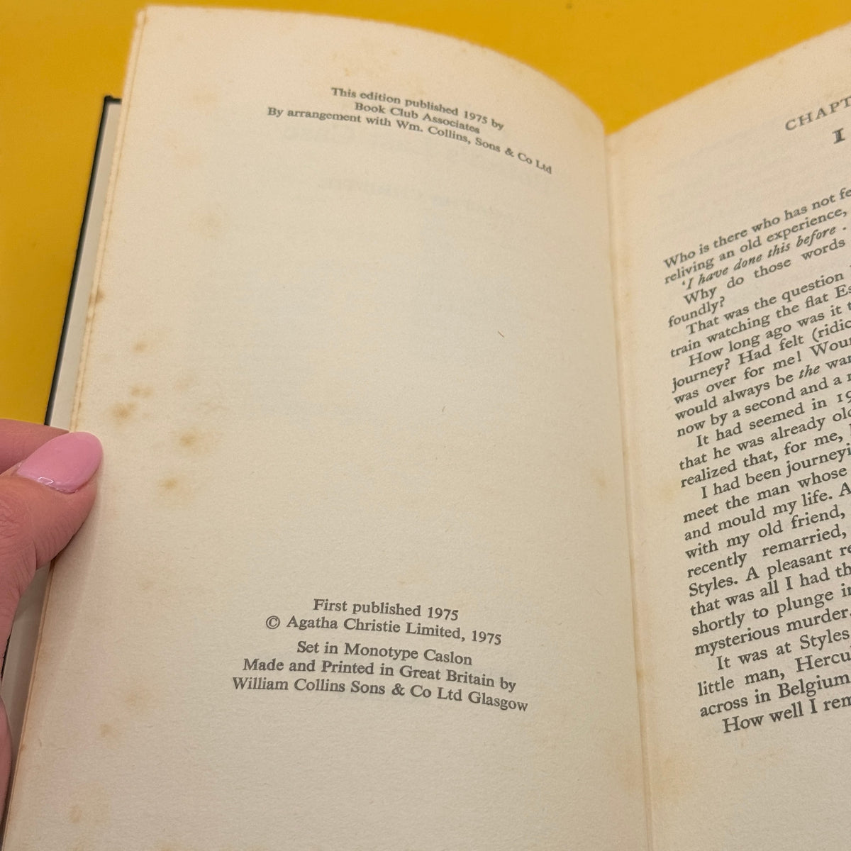 Curtain: Poirot’s Last Case by Agatha Christie (1975)